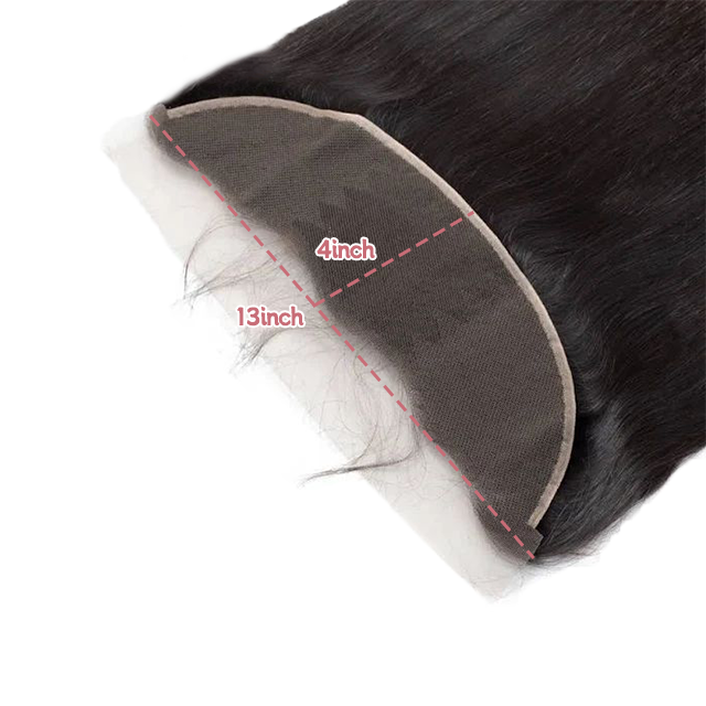 13*4 Spets frontal Rak HD spets & Transparent spets 
