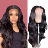 5*5 perucă cu &icirc;nchidere dantelă Body Wave