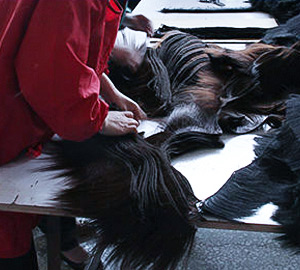 Asciugare i capelli all'aria in modo naturale