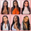 13*4 Spets frontal Rak HD spets & Transparent spets 