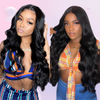 5*5 perucă cu &icirc;nchidere dantelă Body Wave