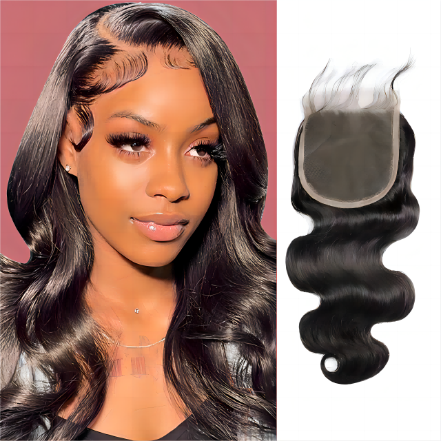5*5 lace closure Body wave HD lace & lace ໂປ່ງໃສ