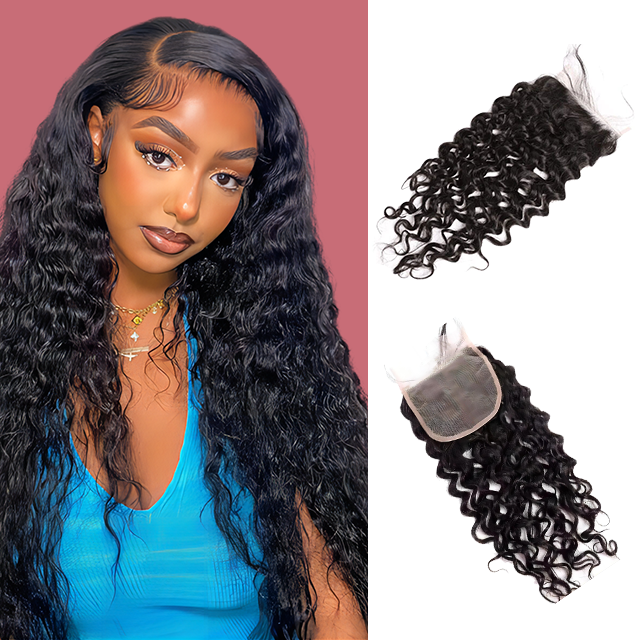 6*6 čipka za zatvaranje Water wave HD čipka i prozirna čipka