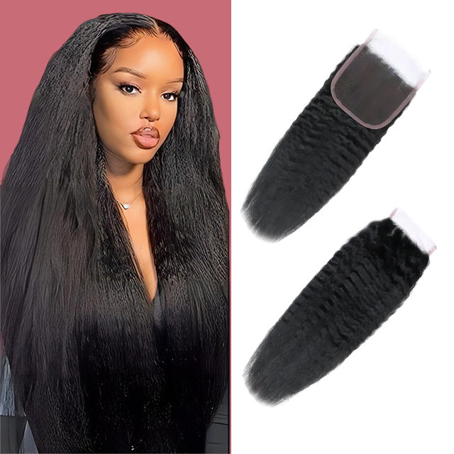 Кружевная застежка 5*5. Извращенное прямое кружево HD и прозрачное кружево.