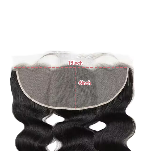 13*6 Spets frontal Body wave HD spets & Transparent spets 