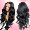5*5 perucă cu &icirc;nchidere dantelă Body Wave