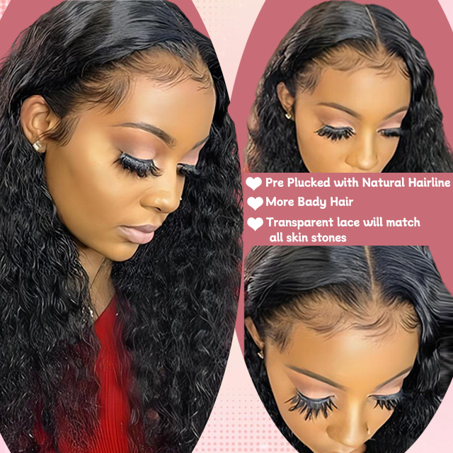 5*5 Lace Closure Wig Water Wave 